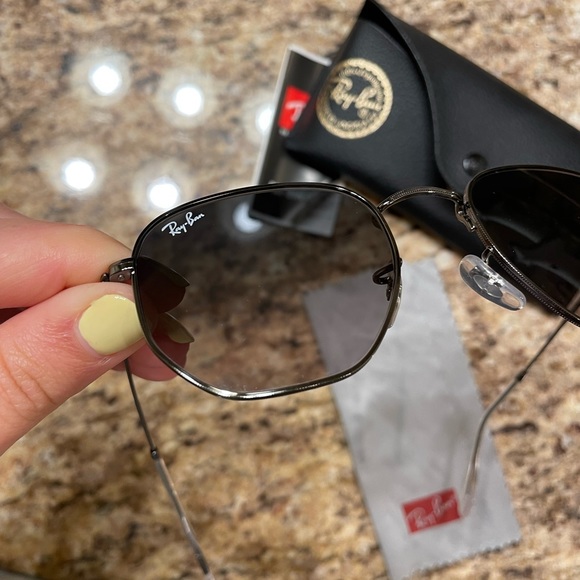 rayban hexagonal flat lenses - gunmetal - Picture 4 of 9